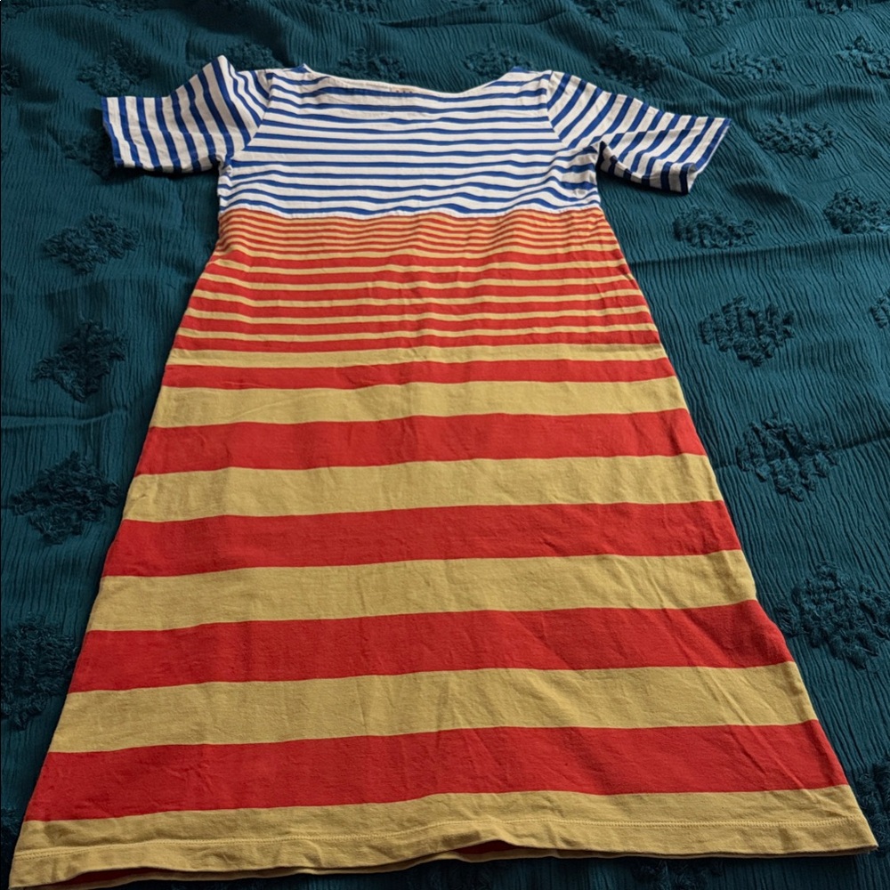 Marni x Uniqlo striped short sleeve midi dress